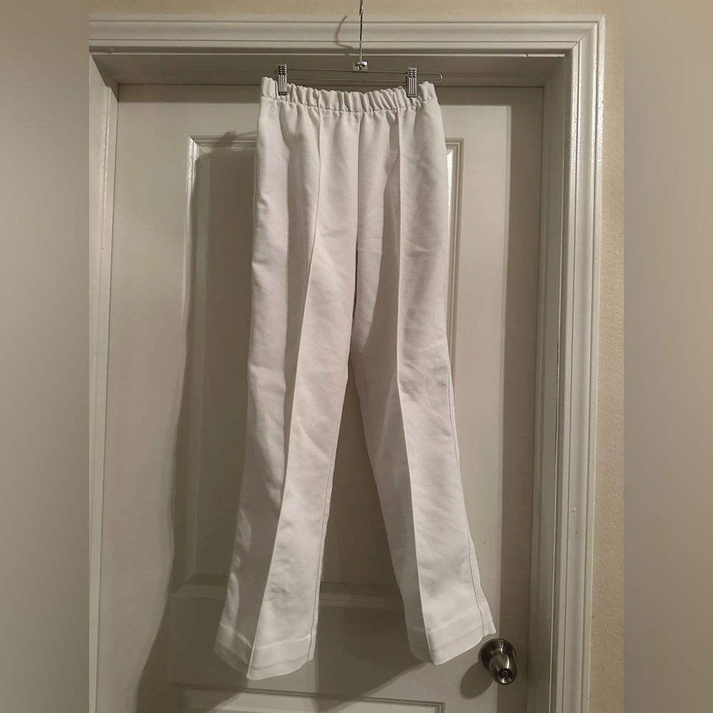 Vintage 60’s/70’s High Waisted White Pants - Stockton - Size Small